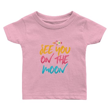 Discover Rockets Science Astronomy Moon Funny Gift Baby T-shirts