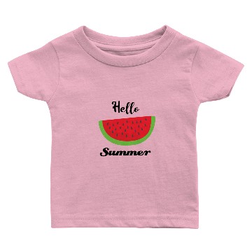 Discover Hello Summer Melon Baby T-shirts