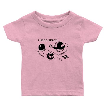 Discover I Need Space Baby T-shirts