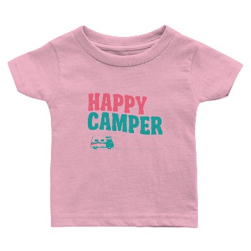 Discover Happy Camper Baby T-shirts