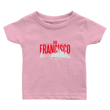 Discover SAN FRANCISCO REDBUBBLE Artboard 1 Baby T-shirts