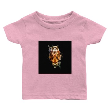 Discover Owl Low-Poly-Style Baby T-shirts