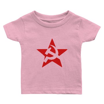 Discover Hammer and sickle in star Baby T-shirts