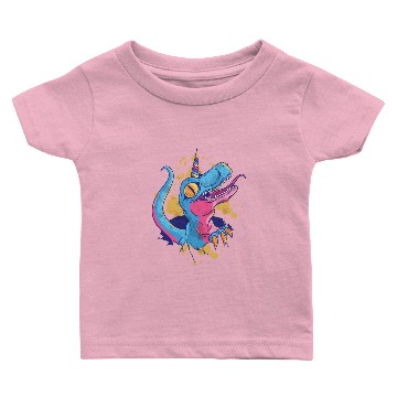 Discover Dino Rainbow Unicorn Baby T-shirts