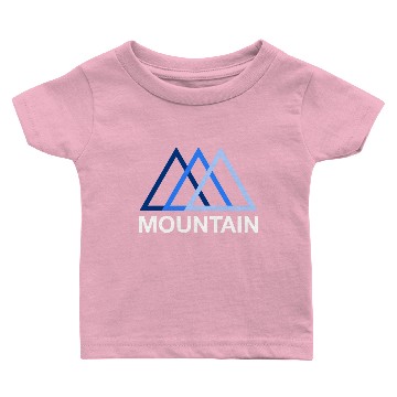 Discover blue mountain logo Baby T-shirts