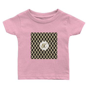 Discover Black and Gold "K" Baby T-shirts