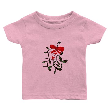 Discover Christmas Mistletoe Design Baby T-shirts