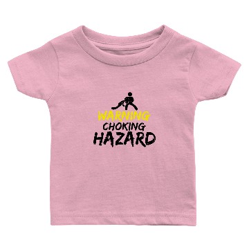 Discover Warning Choking Hazard Baby T-shirts