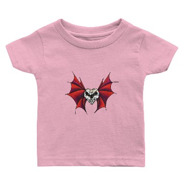 Discover skull bat wings Baby T-shirts