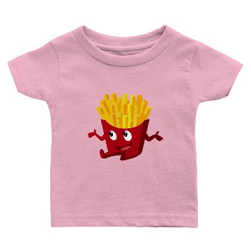 Discover French fries face gift Baby T-shirts