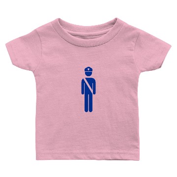 Discover Policeman Icon funny Baby T-shirts