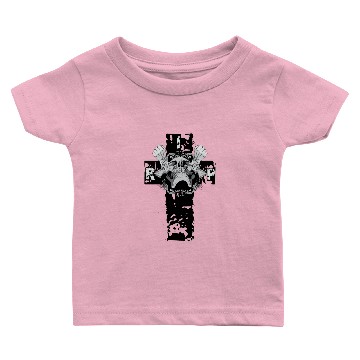 Discover Skull Crucifix Baby T-shirts