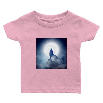 Discover Howling Wolf Mug Baby T-shirts