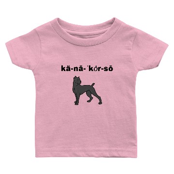 Discover Cane Corso Black Crop Baby T-shirts