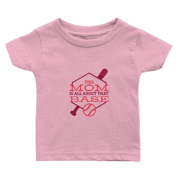 Discover Baseball mom baseball bat Baby T-shirts
