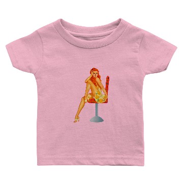 Discover Sexy Pinup Girl Redhead Vintage 40's 50's Retro Baby T-shirts