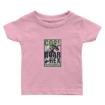 Discover T Rex Papasaurus Baby T-shirts