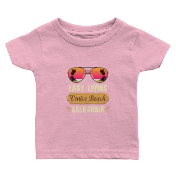 Discover Easy Living Venice Beach California Baby T-shirts