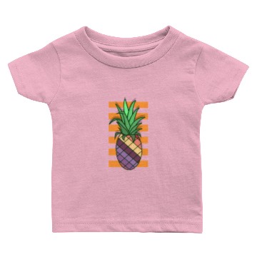 Discover pineapple fruity gift idea for vegan people Baby T-shirts