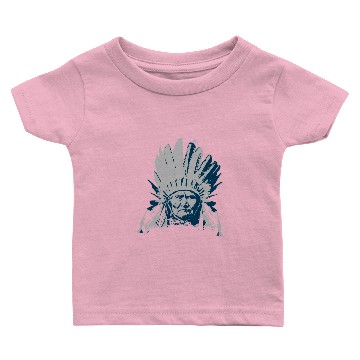 Discover Geronimo Apache Native American Indian Warrior Baby T-shirts