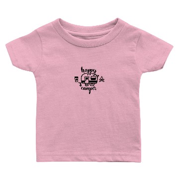 Discover Happy Camper Baby T-shirts