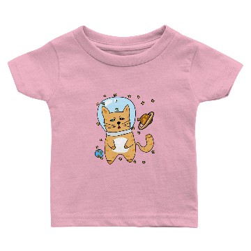 Discover Space Cat Baby T-shirts