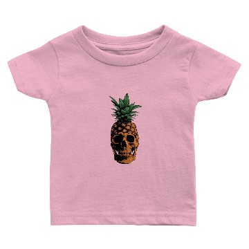 Discover Pineapple Skull Baby T-shirts