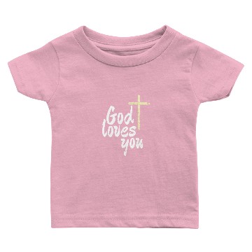 Discover God loves you Baby T-shirts