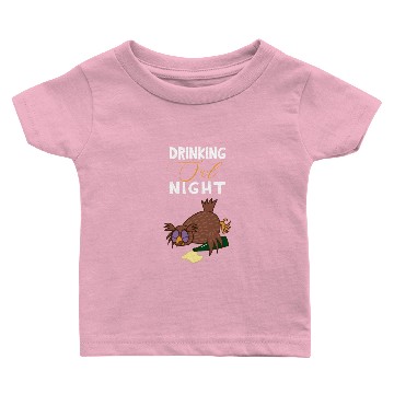 Discover Drinking owl night Baby T-shirts