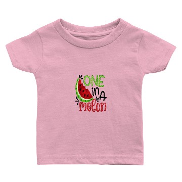 Discover ONE IN A MELON CUTE FUN SUMMER WATERMELON Baby T-shirts