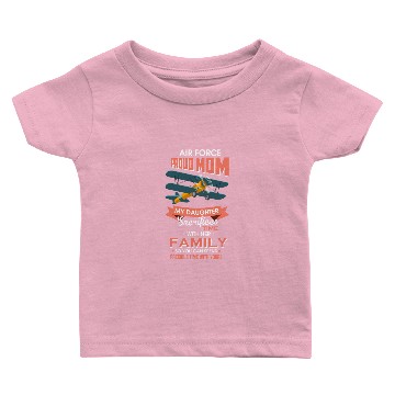 Discover Air Force Proud Mom Baby T-shirts
