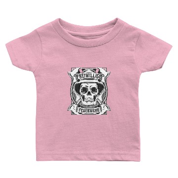 Discover Volunteer fire brigade Totenkopf Baby T-shirts