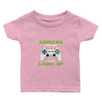 Discover Gamers dont Age - They level up Baby T-shirts