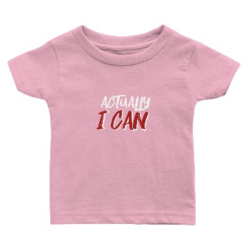 Discover Actually I Can Confidence Growth Mindset Baby T-shirts