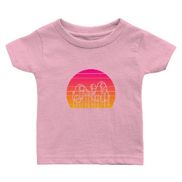 Discover Roller Coaster Sunset Baby T-shirts