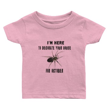 Discover Spider Halloween Decorate House Baby T-shirts