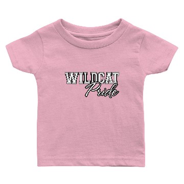 Discover Wildcat Pride Back To School Spirit Script Baby T-shirts