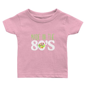 Discover Made in the 80s Rubics Cube Baby T-shirts