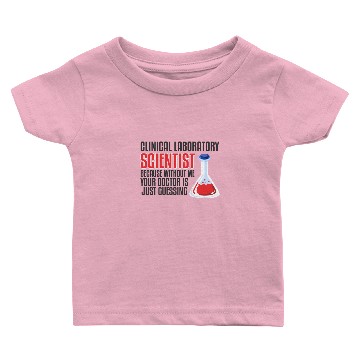 Discover scientist science laboratory funny saying Baby T-shirts