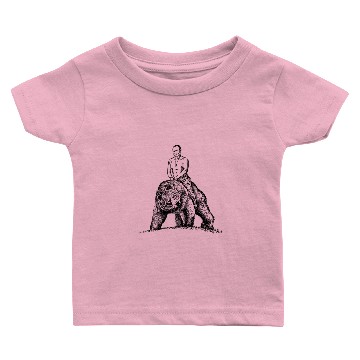 Discover Putin Riding a Bear Russia Politics Baby T-shirts