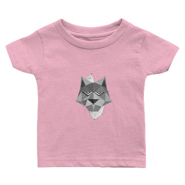 Discover Wolf face geometric Baby T-shirts