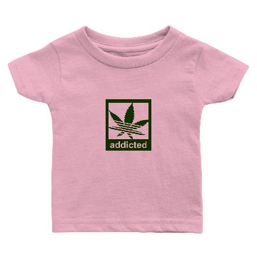 Discover Cool Addicted Hemp High Baby T-shirts