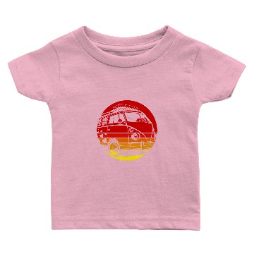 Discover Hippie Bully Camper Baby T-shirts