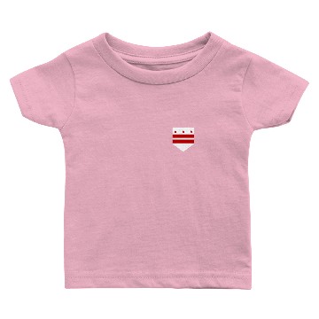 Discover Washington DC Flag Baby T-shirts