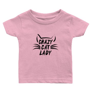 Discover Crazy Cat Lady Baby T-shirts