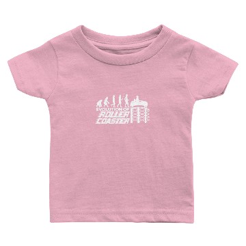Discover Roller Coaster Baby T-shirts Evolution of Roller Coaster
