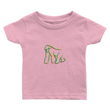 Discover Green King Kong Baby T-shirts
