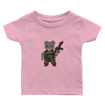 Discover Teddy Tactical Armed Forces Gift Baby T-shirts