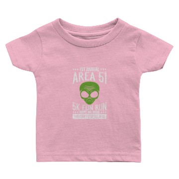 Discover Area 51 Alien Fun run Baby T-shirts