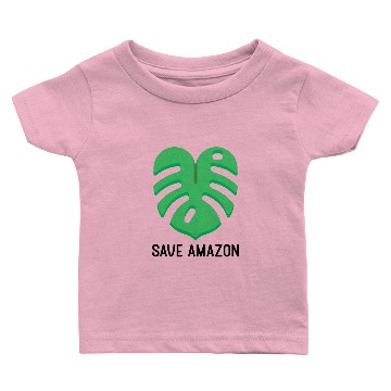 Discover Save Amazon Forest Logo Four Baby T-shirts